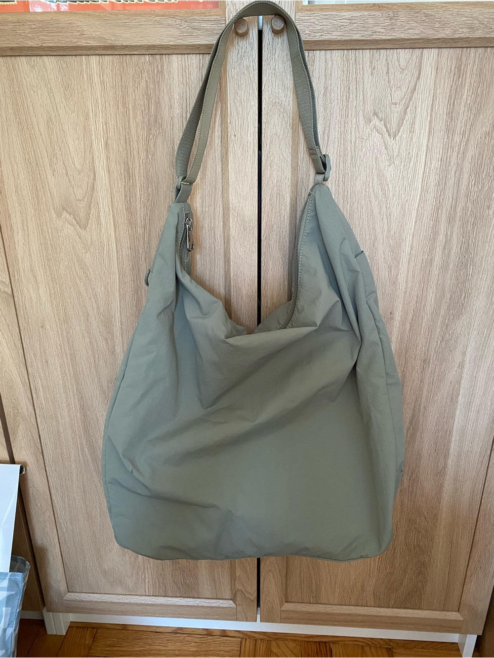 Athleta Olive Green Slouch Shoulder Bag